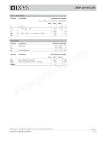 IXKP20N60C5M Datasheet Pagina 2