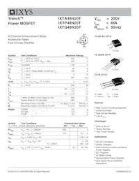 IXTA48N20T Datasheet Copertura