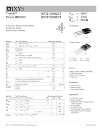 IXTH130N20T Datenblatt Cover