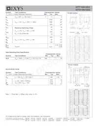 IXTH16N10D2數據表 頁面 2