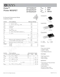 IXTK82N25P Datenblatt Cover