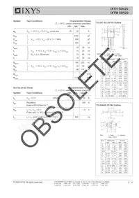 IXTM50N20 Datenblatt Seite 2