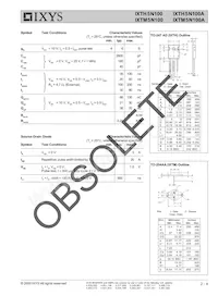 IXTM5N100A數據表 頁面 2