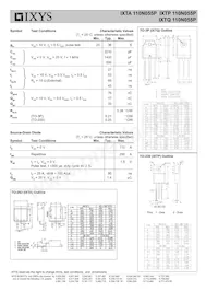 IXTQ110N055P Datasheet Pagina 2