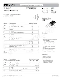 IXTR32P60P數據表 封面