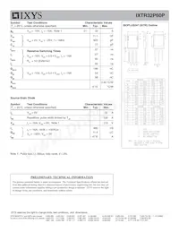 IXTR32P60P數據表 頁面 2