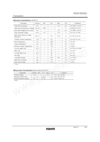 RDN150N20FU6 Datasheet Page 2