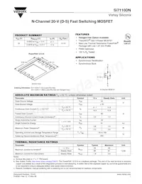 SI7110DN-T1-GE3數據表 封面