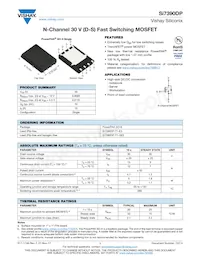 SI7390DP-T1-GE3 Datasheet Cover