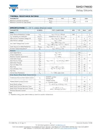 SIHG17N60D-GE3 Datasheet Page 2