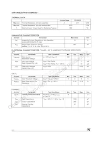 STP19NB20 Datasheet Page 2