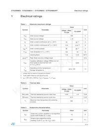 STP20NM50FP數據表 頁面 3