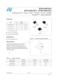 STW160N75F3 Datenblatt Cover