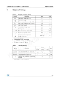 STW160N75F3 Datasheet Pagina 3