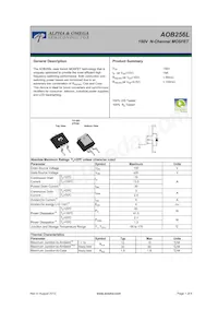 AOB256L Datasheet Copertura