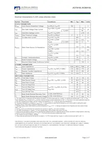 AOT410L Datasheet Page 2