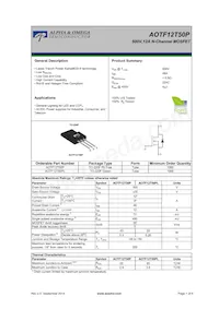 AOTF12T50PL Datenblatt Cover