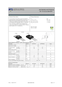 AOTF2610L Datasheet Copertura