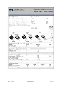 AOU4S60 Datenblatt Cover