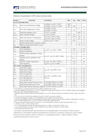 AOU4S60 Datasheet Pagina 2