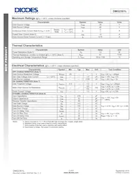 DMG2301L-13數據表 頁面 2
