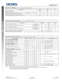 DMN2026UVT-7 Datasheet Pagina 2