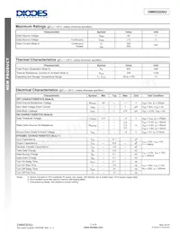DMN53D0U-13 Datasheet Pagina 2