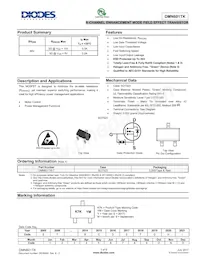 DMN601TK-7 Datasheet Cover