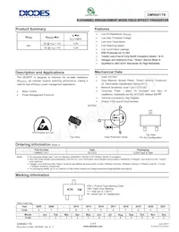 DMN601TK-7數據表 封面