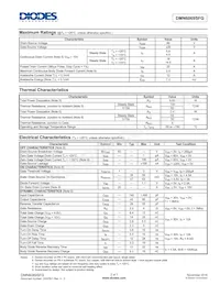 DMN6069SFG-13 Datasheet Page 2