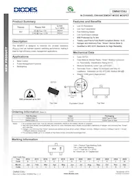 DMN61D9U-13 Datenblatt Cover