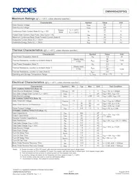 DMNH6042SPSQ-13 Datasheet Page 2