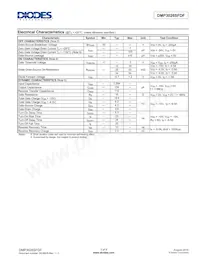 DMP3026SFDF-7 Datasheet Pagina 3