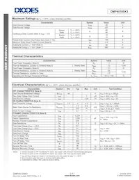 DMP4010SK3-13 Datasheet Pagina 2