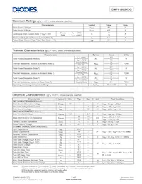 DMP6180SK3Q-13 Datasheet Pagina 2