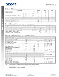 DMPH3010LPS-13 Datasheet Pagina 2