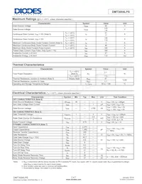 DMT3004LPS-13數據表 頁面 2