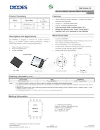 DMT4004LPS-13數據表 封面