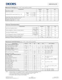 DMT6016LFDF-13 Datasheet Pagina 2