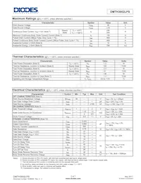 DMTH3002LPS-13 Datasheet Pagina 2
