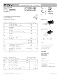 IXFK80N50Q3 Datasheet Copertura