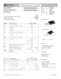 IXFX24N100Q3 Datenblatt Cover