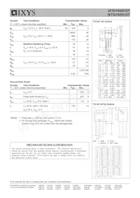 IXTQ160N10T Datasheet Pagina 2