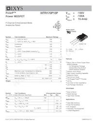 IXTR170P10P Datasheet Copertura