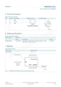 PMZB950UPELYL Datasheet Pagina 2