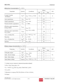 R6011ENJTL Datasheet Pagina 3