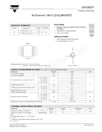 SI4100DY-T1-GE3 Datenblatt Cover