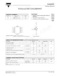 SI4490DY-T1-GE3數據表 封面