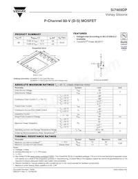 SI7469DP-T1-GE3數據表 封面