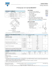 SIA477EDJ-T1-GE3數據表 封面